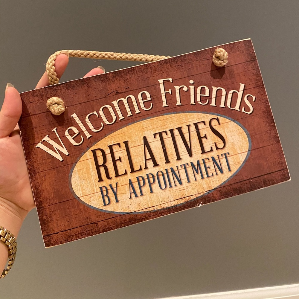 Wooden quote board